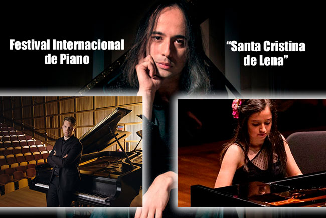 Tres músicos internacionales inaugurarán el Festival de Piano “Santa Cristina de Lena”