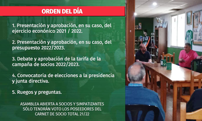 El Lenense inicia el proceso para las elecciones a la presidencia tras la renuncia de Miguel Marcos