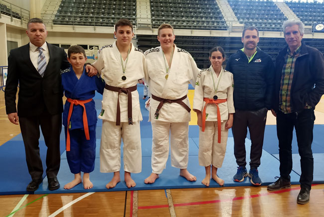 Diego Menéndez y Marco Fernández, del “Judo Lena”, oro en el II Ranking Infantil y Cadete, y Lucía Campos, plata