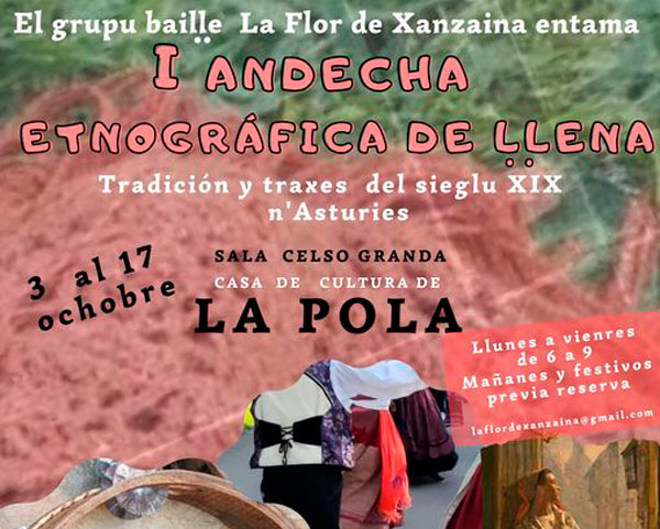 Exposición en La Pola sobre las tradiciones y trajes regionales del siglo XIX en Asturias