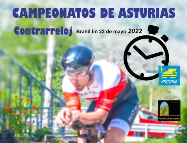 El Brañillín pone pista a los Campeonatos de Asturias de Ciclismo en contrarreloj individual