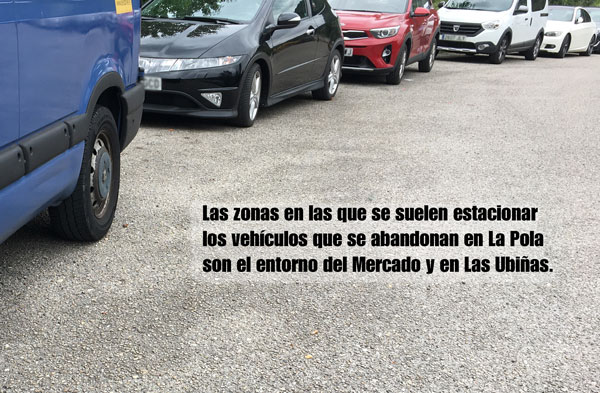 La Policía Local de Lena pondrá en marcha una campaña para detectar vehículos “abandonados”