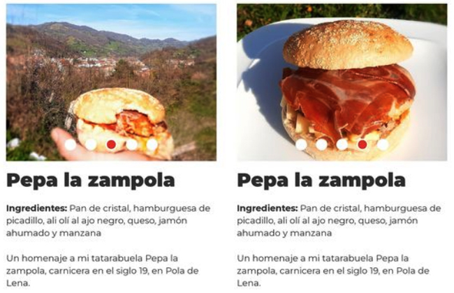 “Ca’Zampola” presenta a un campeonato nacional una hamburguesa dedicada a la carnicera “Pepa la Zampola”