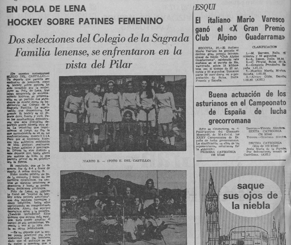 La Pola, pionera en el hockey femenino en España