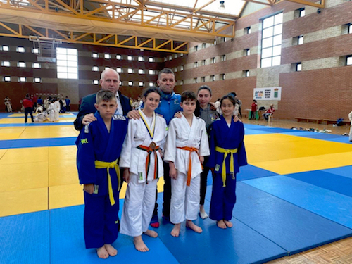 Roberto Rodríguez y José Manuel Iglesias, del “Judo Lena”, oro en el Campeonato de Asturias de kata