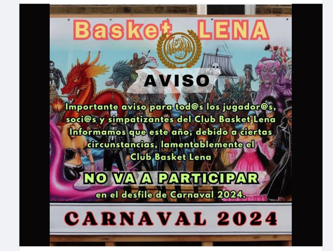 El “Basket Lena”, el grupo más premiado del Antroxu en La Pola, no saldrá en el desfile de este 2024